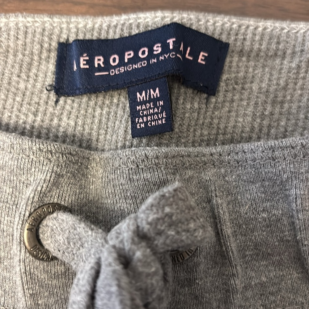 Aeropostale Gray Joggers with Embroidered Logo - Picture 2 of 3